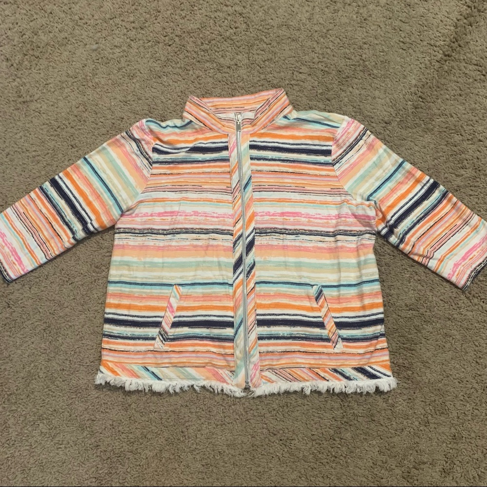 Onque Casual Light Weight Jacket Large Petite